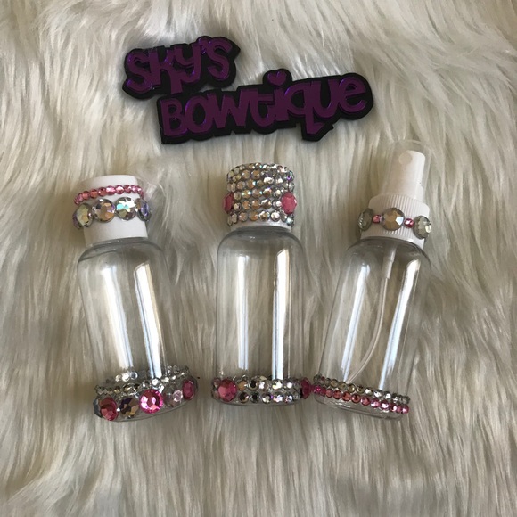 Other - 3d Bling travel bottle set of 3